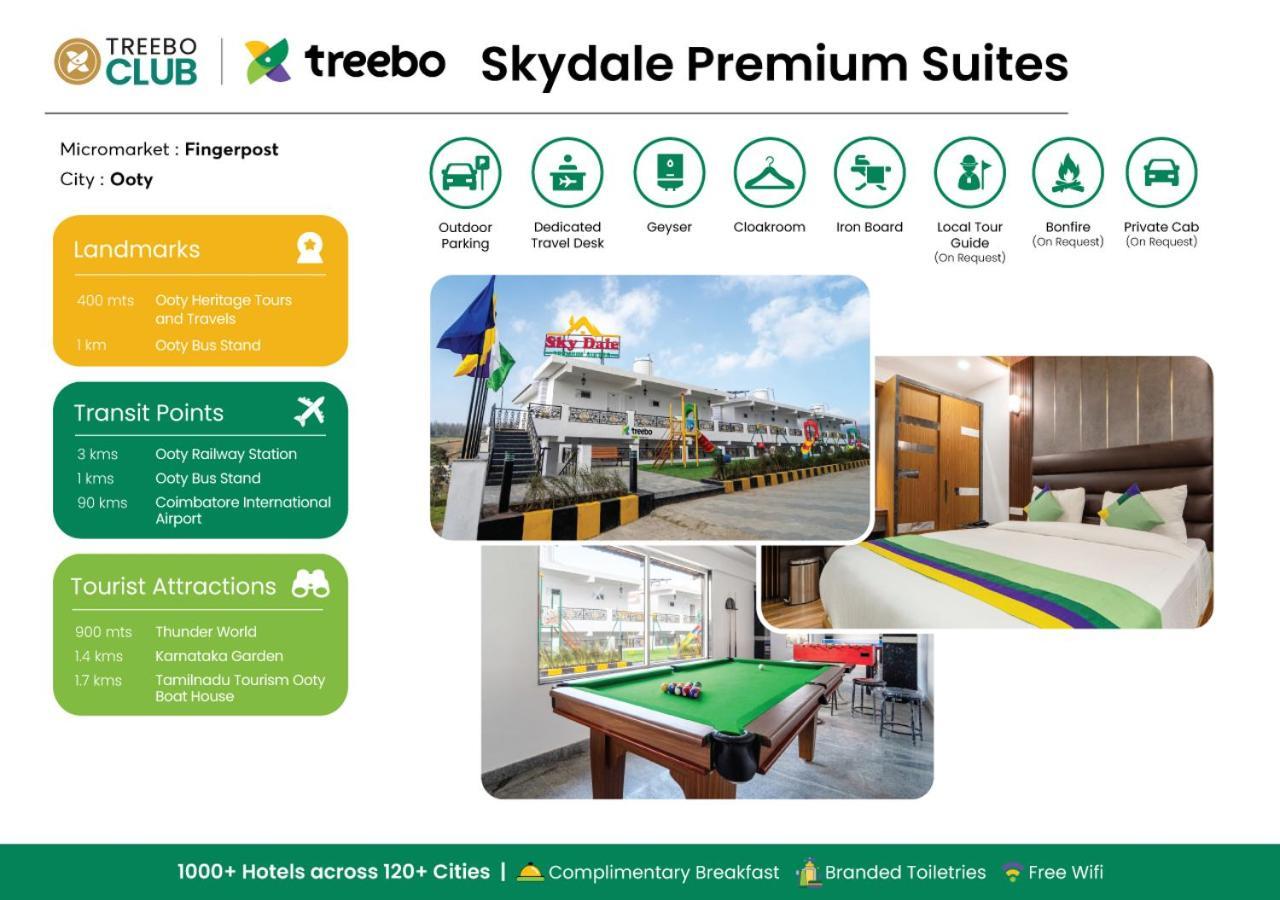 Treebo Skydale Premium Suites, 1500 Mtrs From Ooty Lake Bagian luar foto